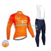 Set Langarmtrikot + Trägerhose Lange Winter Thermal Fleece 2022 Ineos Grenadiers N002